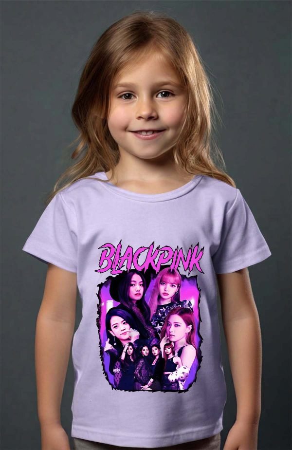 T-shirt Fille en Gros | Black pink Bootleg 01