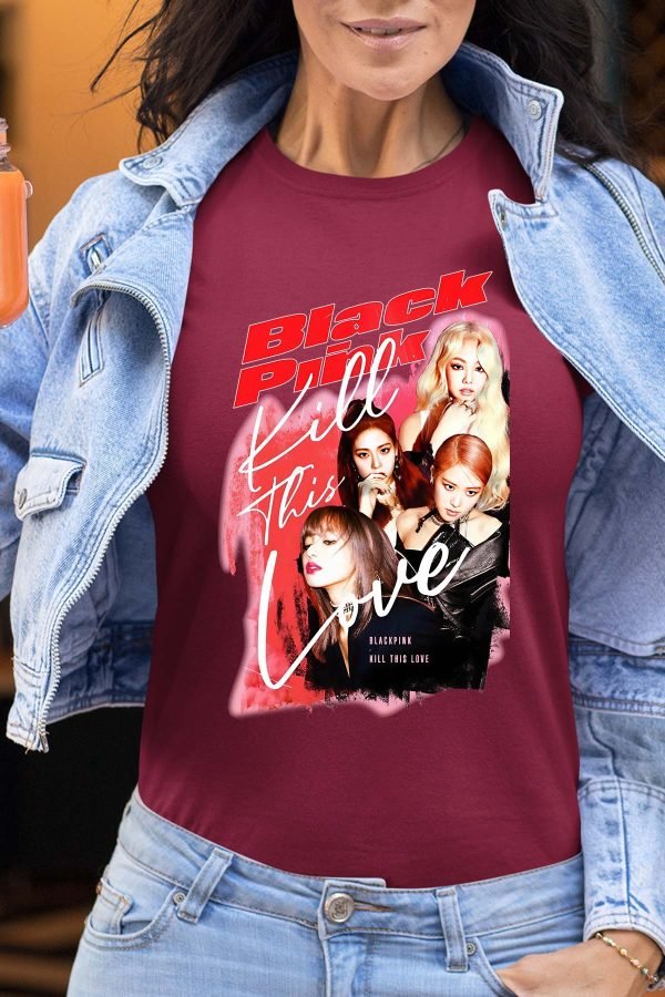 Black pink Bootleg 02 - Tshirt Femme
