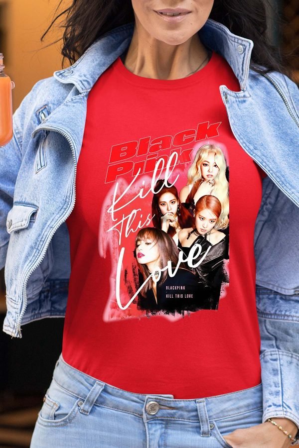 Black pink Bootleg 02 - Tshirt Femme