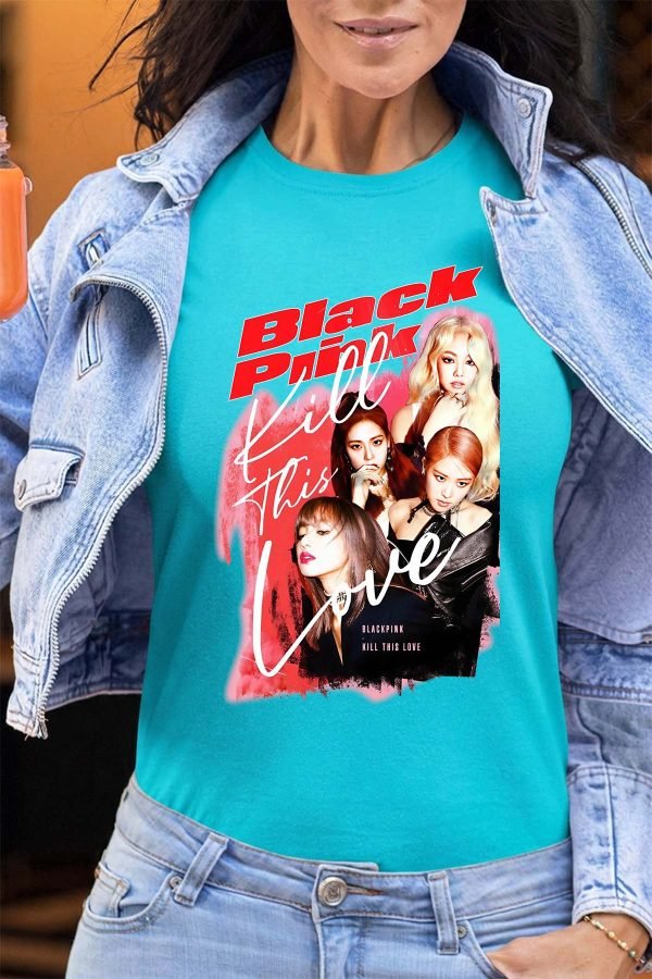 Black pink Bootleg 02 - Tshirt Femme