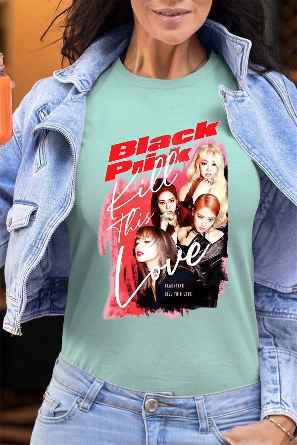 Black pink Bootleg 02 - Tshirt Femme