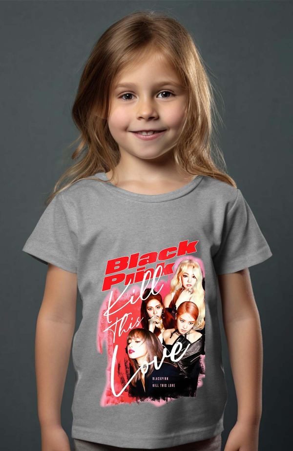 T-shirt Fille en Gros | Black pink Bootleg 02
