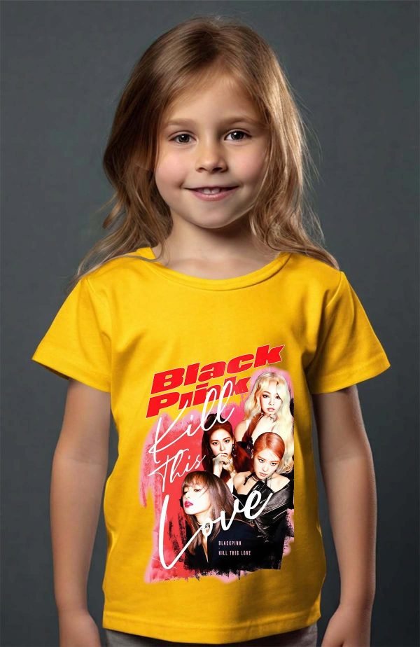 T-shirt Fille en Gros | Black pink Bootleg 02