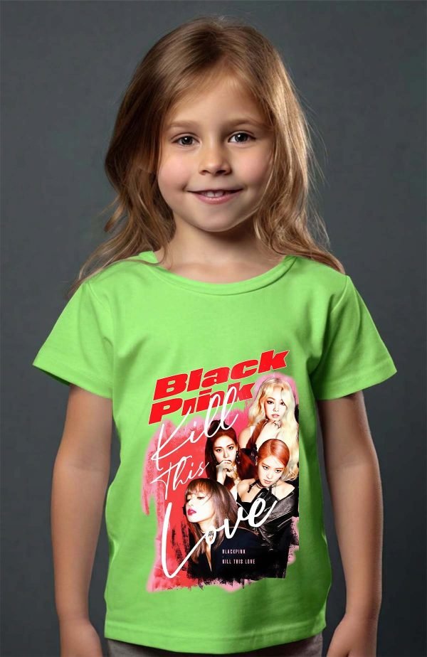 T-shirt Fille en Gros | Black pink Bootleg 02