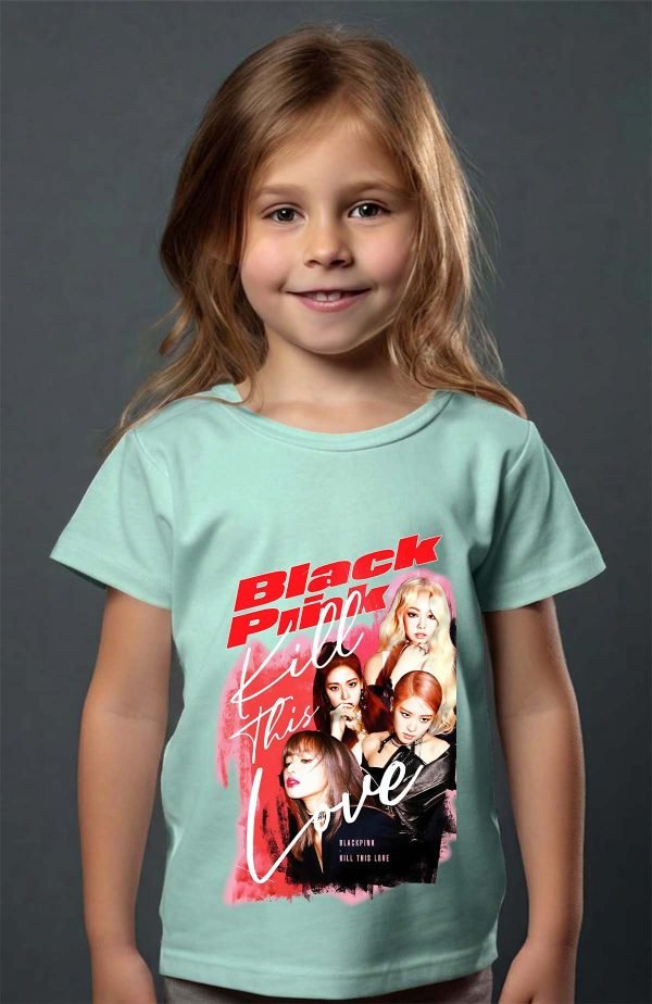 T-shirt Fille en Gros | Black pink Bootleg 02