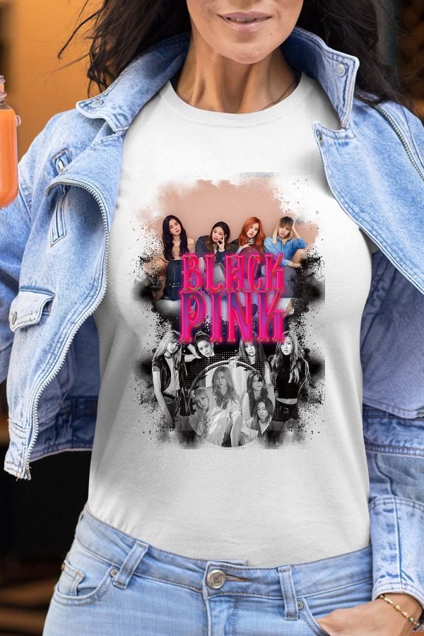 Black pink Bootleg 03 - Tshirt Femme