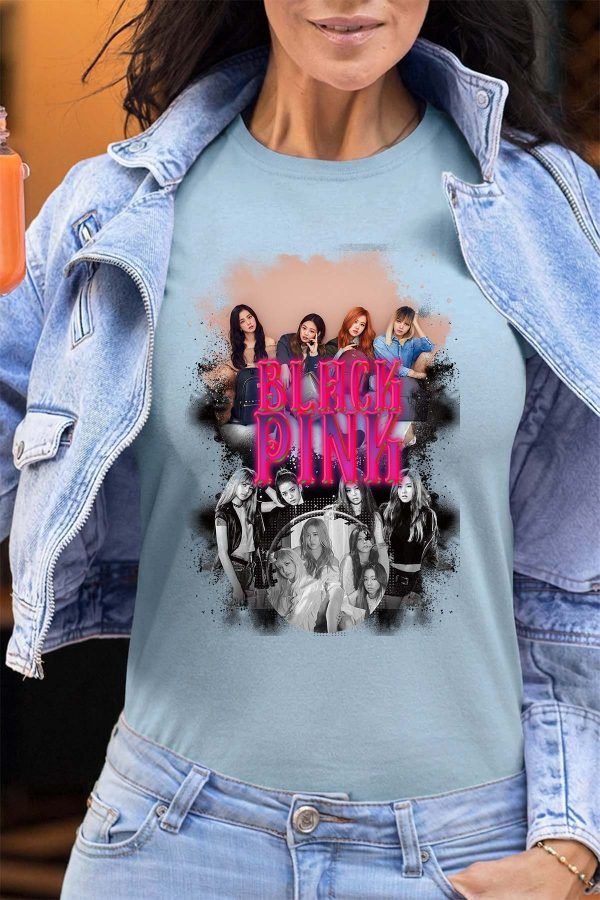 Black pink Bootleg 03 - Tshirt Femme