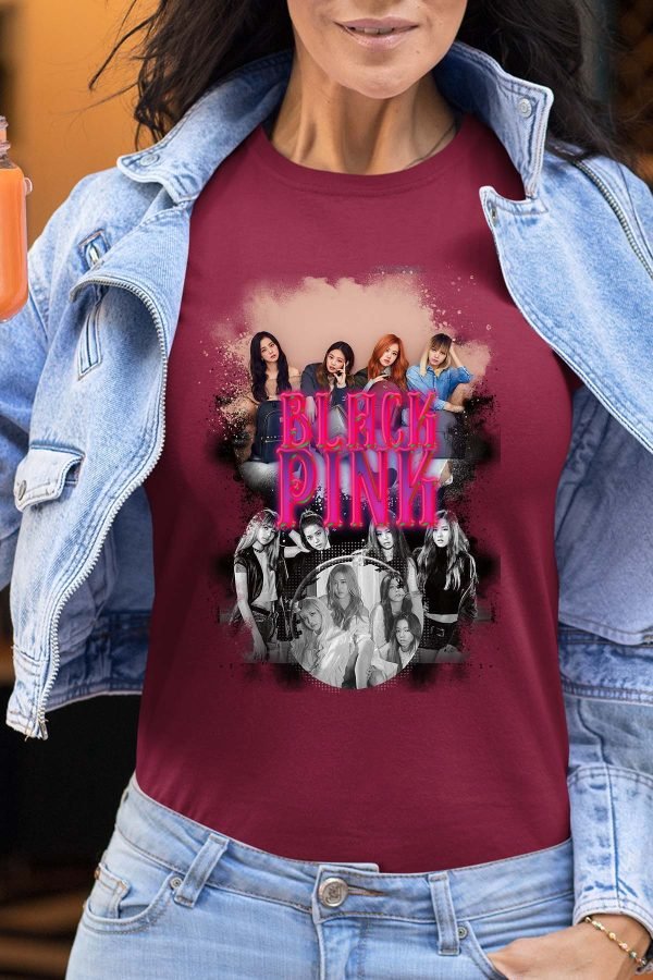 Black pink Bootleg 03 - Tshirt Femme