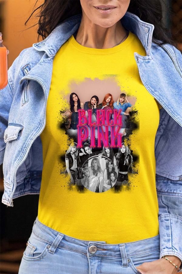 Black pink Bootleg 03 - Tshirt Femme