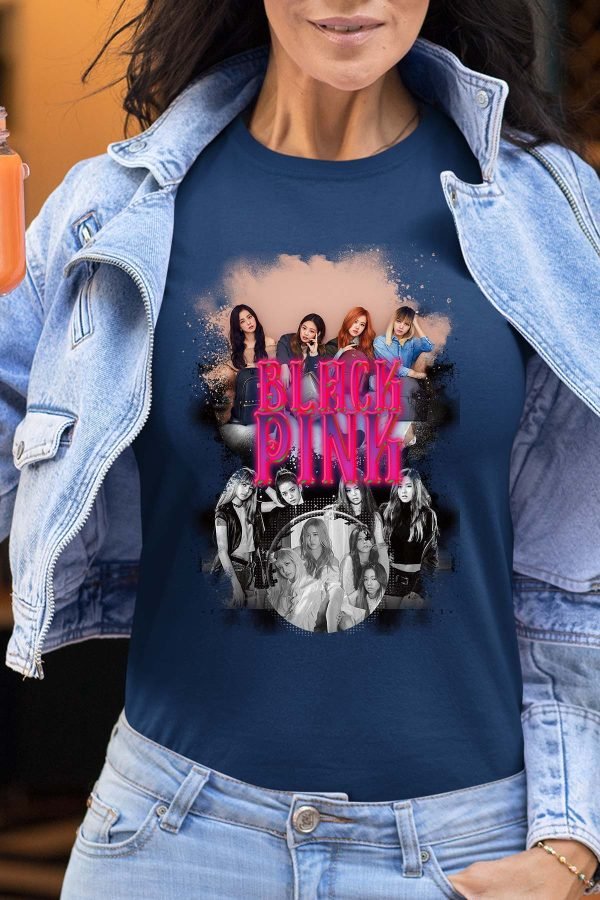 Black pink Bootleg 03 - Tshirt Femme