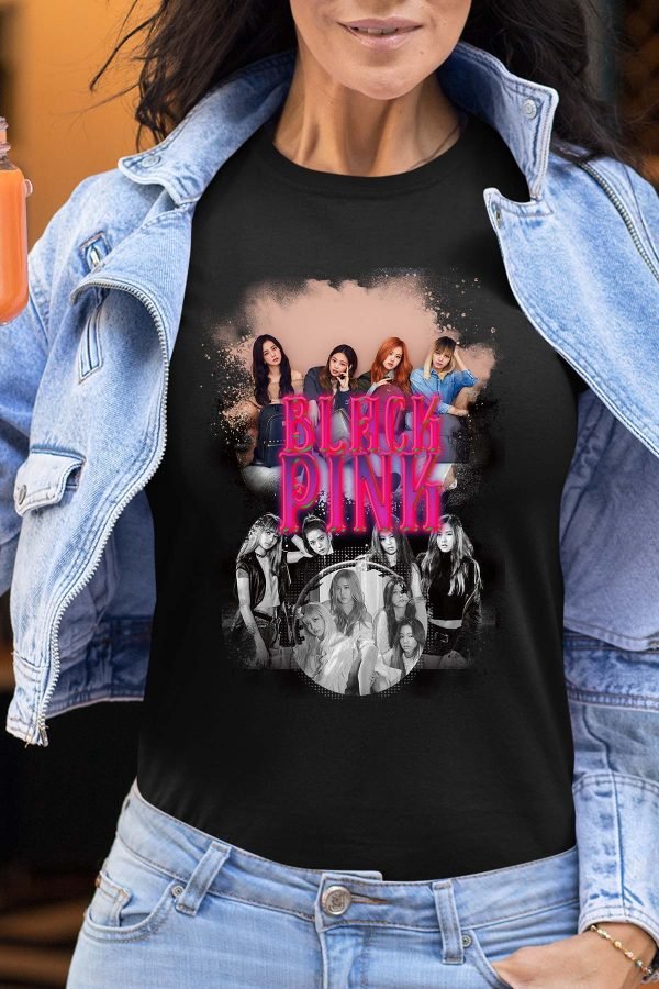Black pink Bootleg 03 - Tshirt Femme