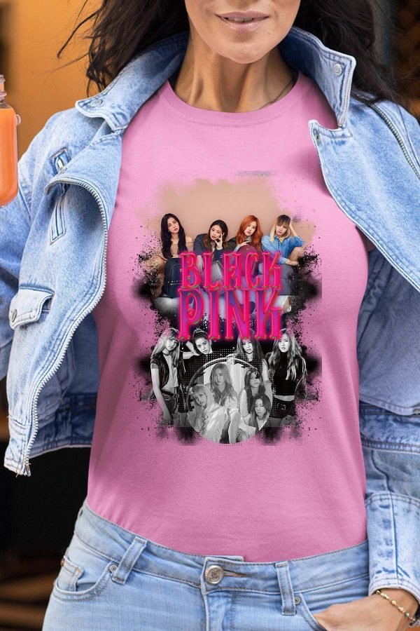 Black pink Bootleg 03 - Tshirt Femme
