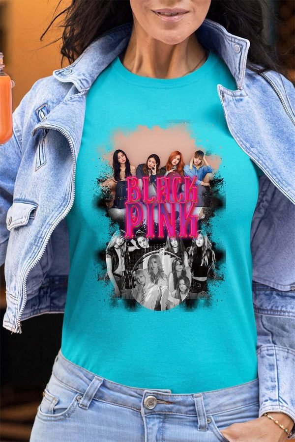 Black pink Bootleg 03 - Tshirt Femme