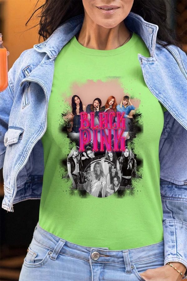 Black pink Bootleg 03 - Tshirt Femme
