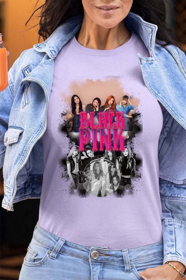 Black pink Bootleg 03 - Tshirt Femme