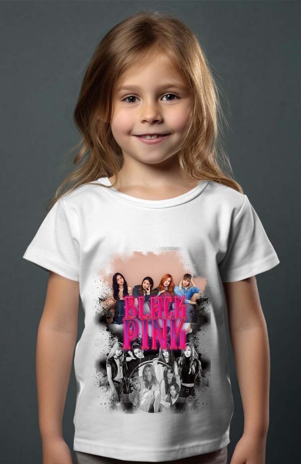 T-shirt Fille en Gros | Black pink Bootleg 03