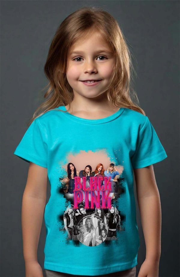T-shirt Fille en Gros | Black pink Bootleg 03