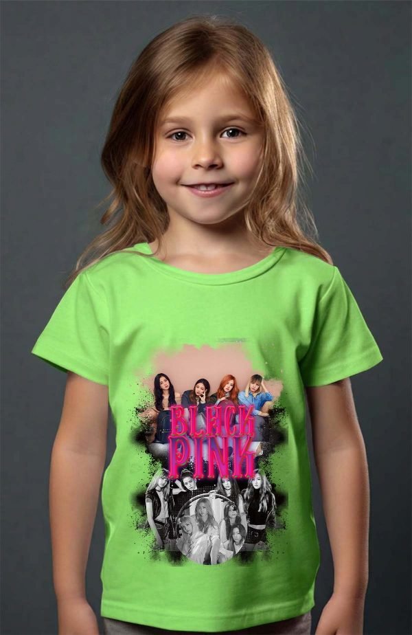 T-shirt Fille en Gros | Black pink Bootleg 03