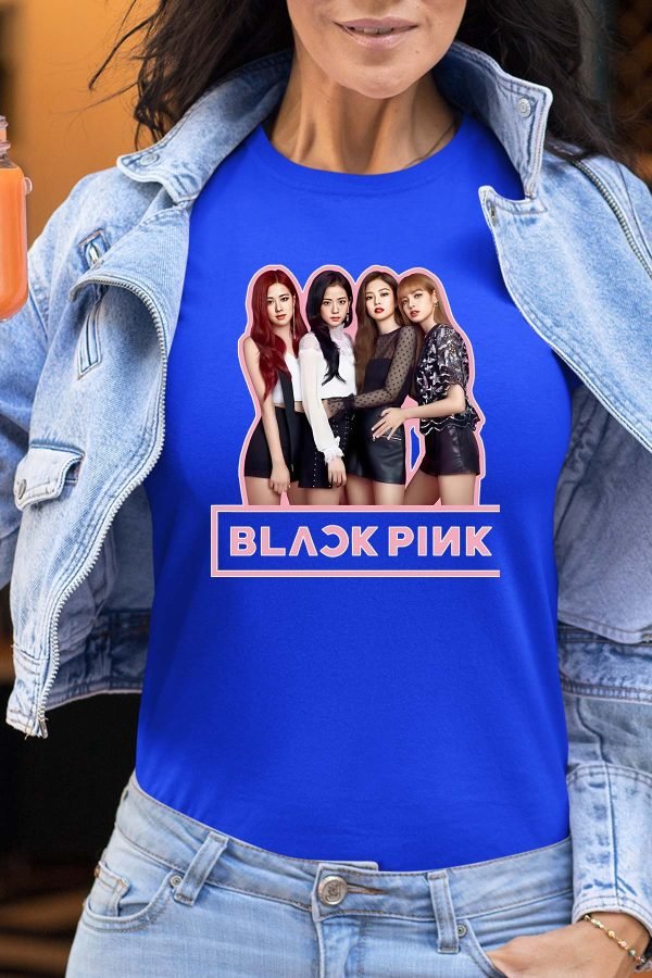 Black pink Girls fun - Tshirt Femme