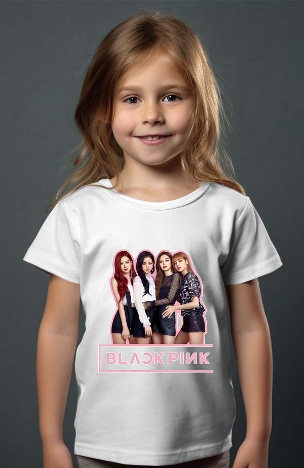 T-shirt Fille en Gros | Black pink Girls fun