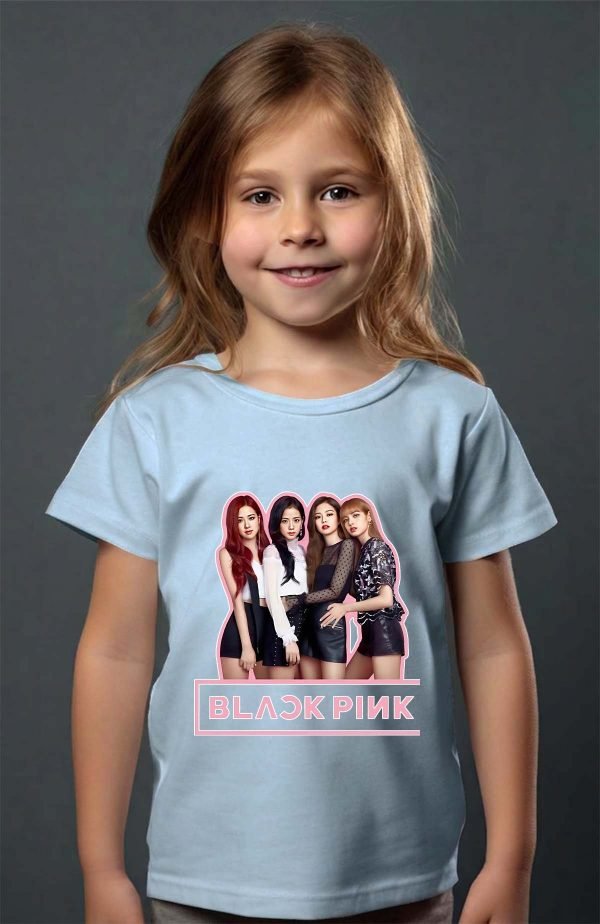 T-shirt Fille en Gros | Black pink Girls fun