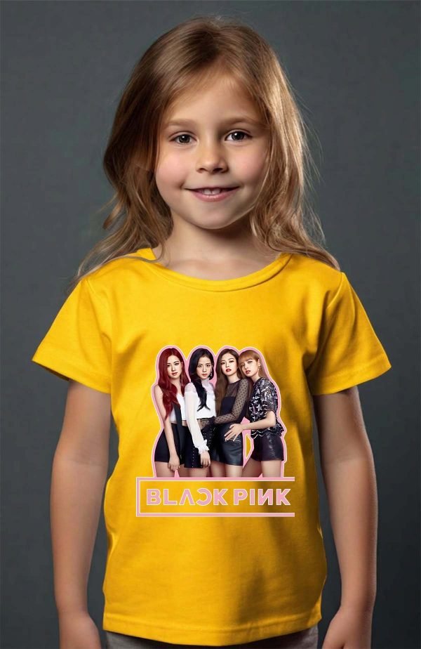 T-shirt Fille en Gros | Black pink Girls fun