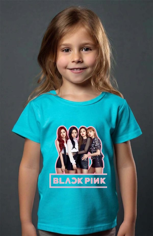T-shirt Fille en Gros | Black pink Girls fun