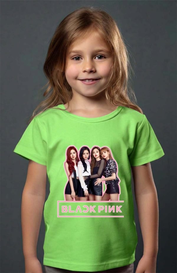T-shirt Fille en Gros | Black pink Girls fun