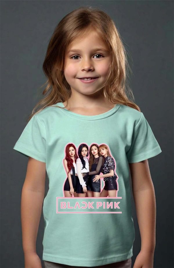 T-shirt Fille en Gros | Black pink Girls fun