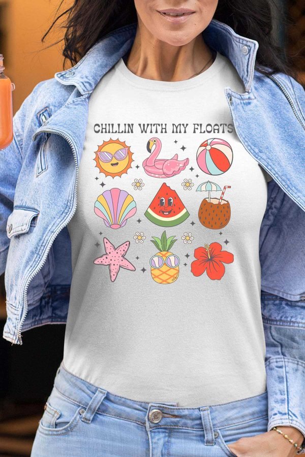 Chillin floats - Tshirt Femme