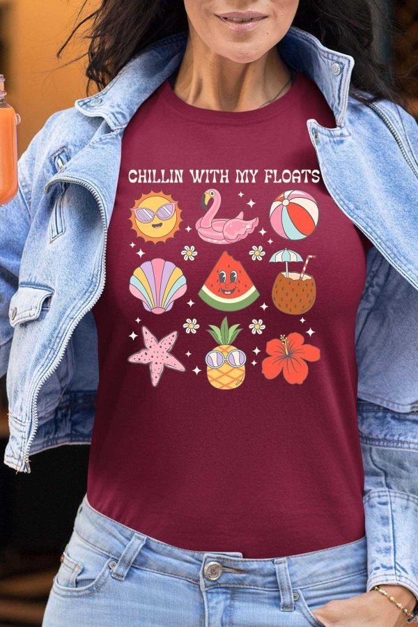 Chillin floats - Tshirt Femme