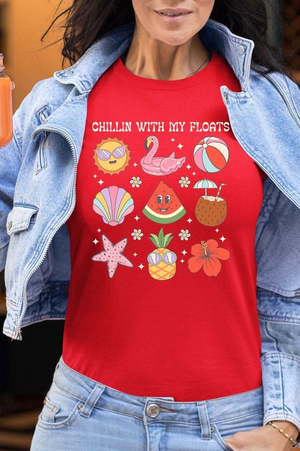 Chillin floats - Tshirt Femme