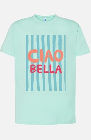 Ciao Bella – Tshirt Femme – Vert deau