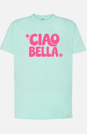 Ciao Bella star – Tshirt Femme – Vert deau