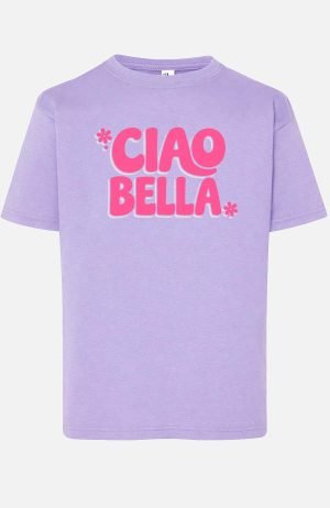 Ciao Bella star – Tshirt Fille – Violet
