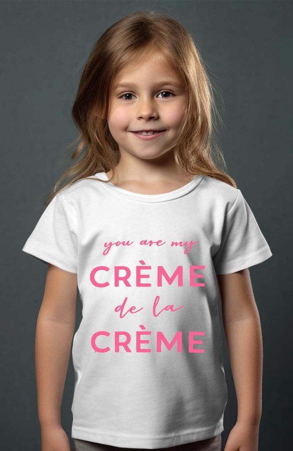 T-shirt Fille en Gros | Creme de la creme