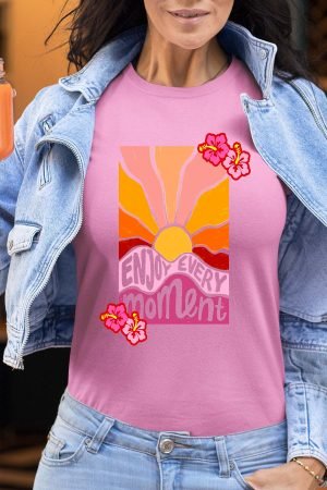 Enjoy Moment – Tshirt Femme – Rose