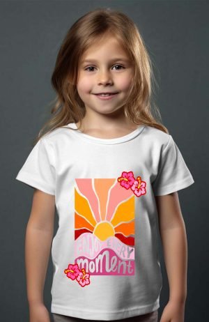 Enjoy Moment – Tshirt Fille – Blanc