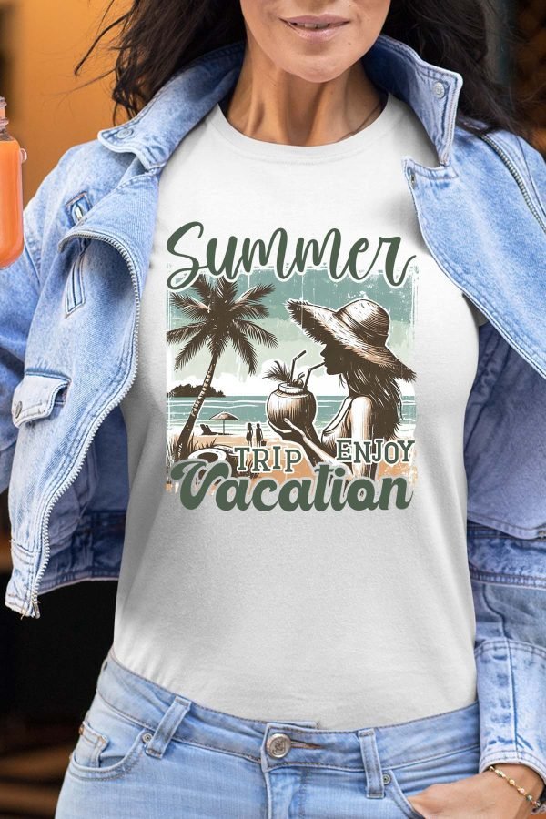 Enjoy vacation - Tshirt Femme