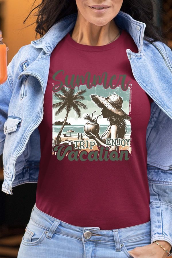 Enjoy vacation - Tshirt Femme