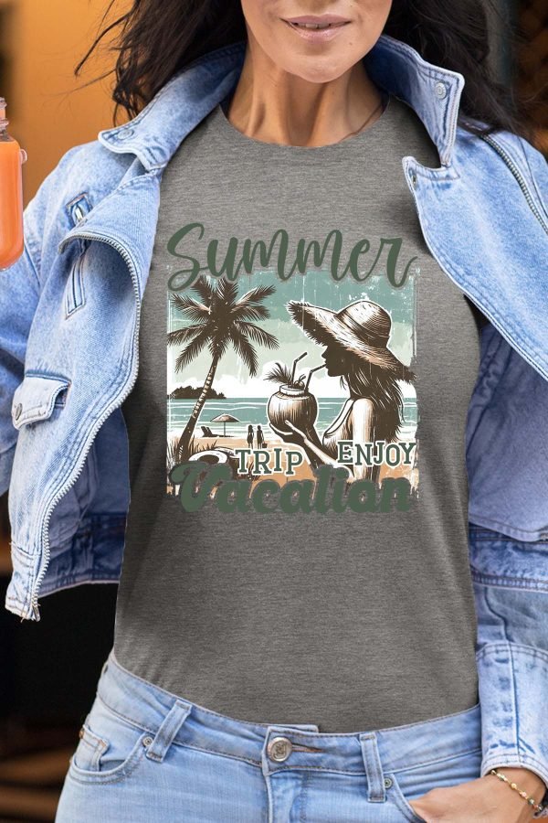 Enjoy vacation - Tshirt Femme
