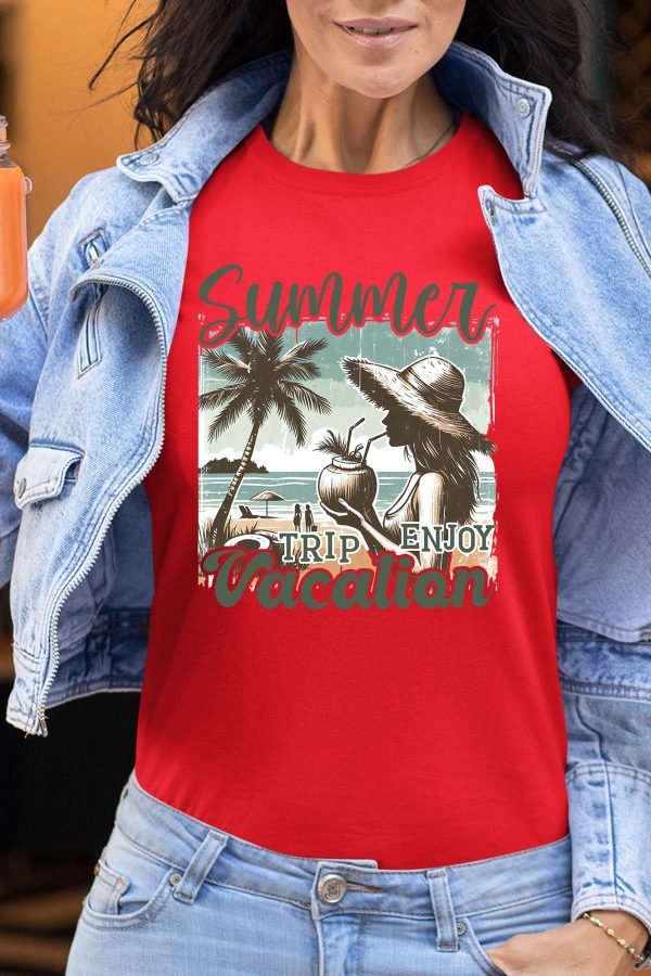 Enjoy vacation - Tshirt Femme
