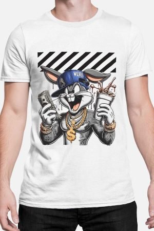 Faché Bunny - Tshirt Homme