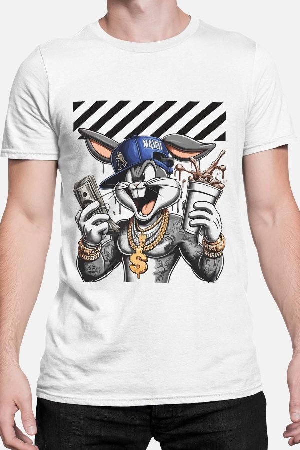 Faché Bunny - Tshirt Homme