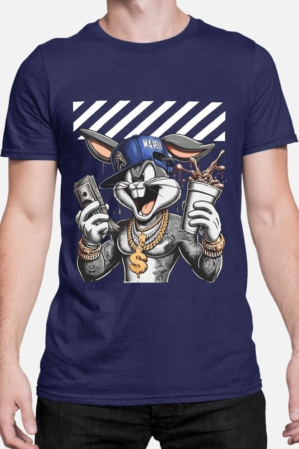 Faché Bunny - Tshirt Homme