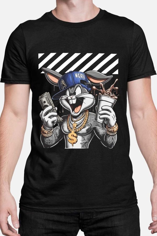 Faché Bunny - Tshirt Homme