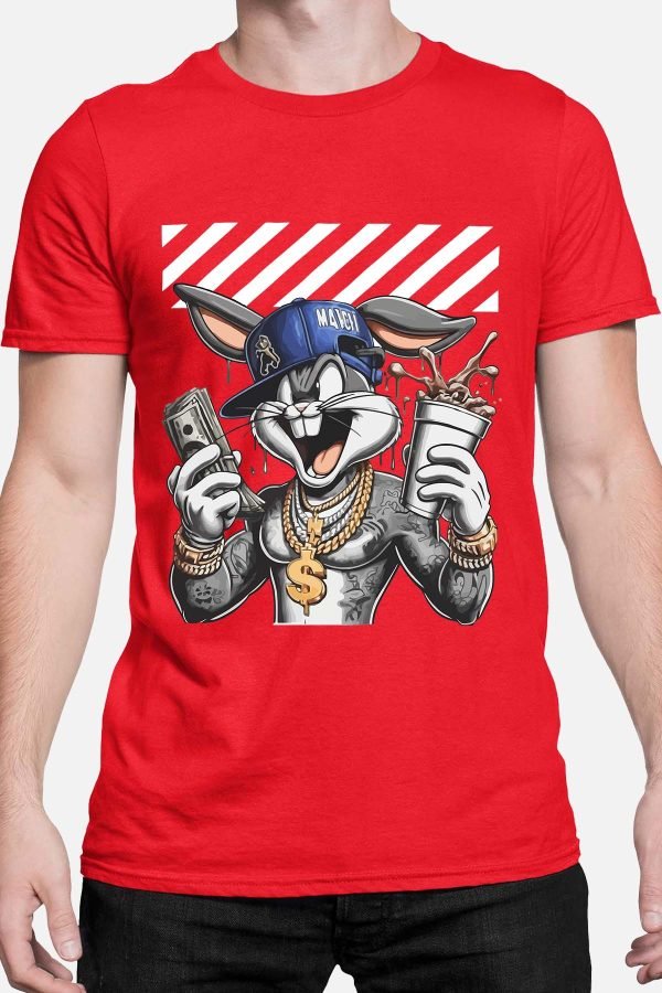 Faché Bunny - Tshirt Homme