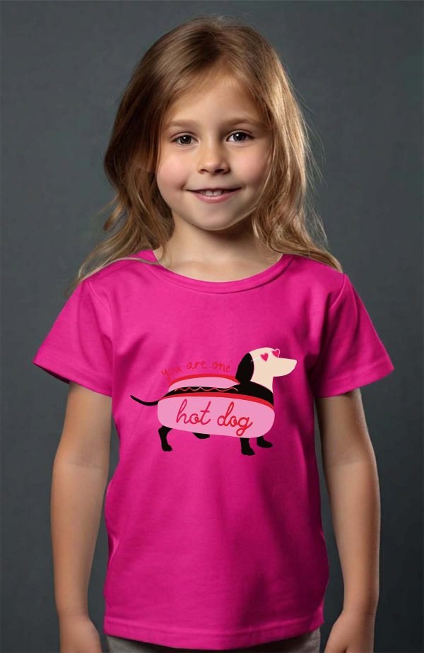 T-shirt Fille en Gros | Hot teckel