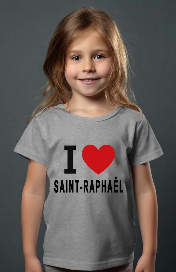 T-shirt Fille en Gros | I love SAINT-RAPHAËL