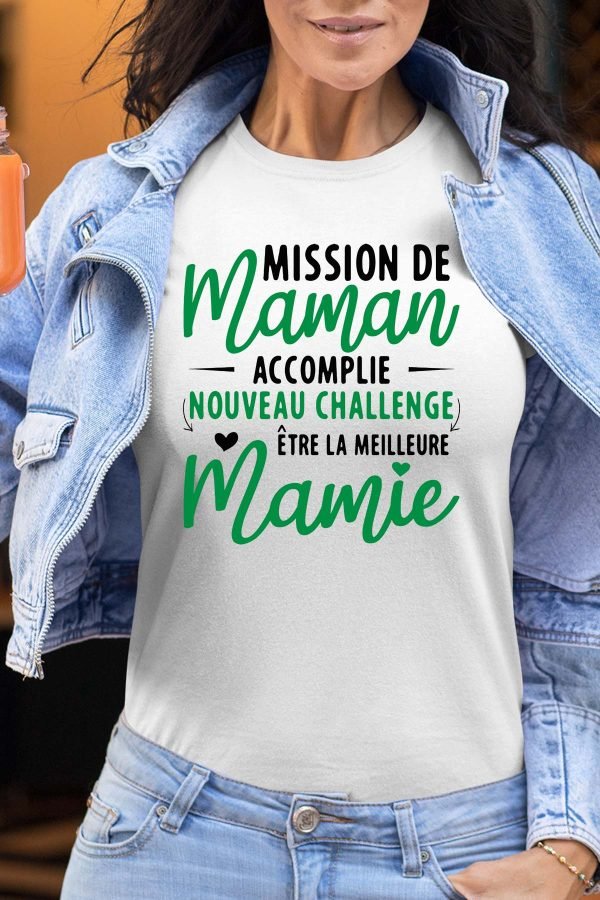 T-shirt Femme en Gros | Maman challenge Mamie
